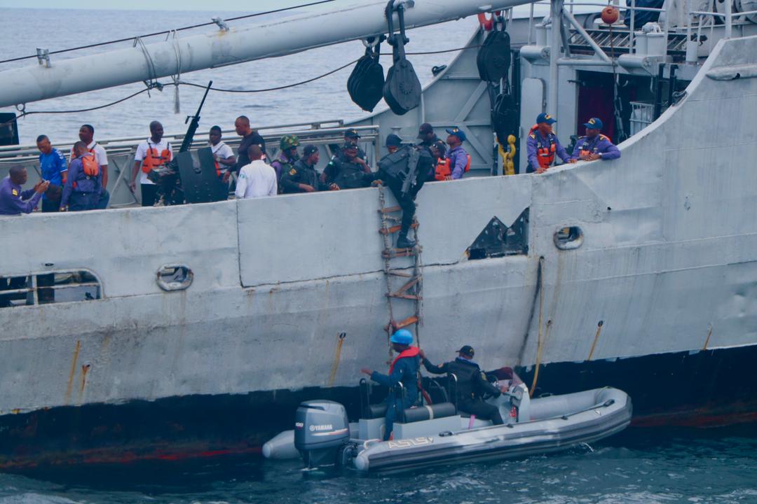 Nigeria Navy Warships conclude Exercise in Gulf of Guinea, return to Base