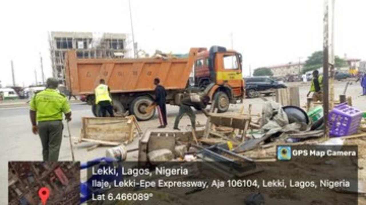 Lagos shuts Market, demolishes Illegal Structures in Ajah