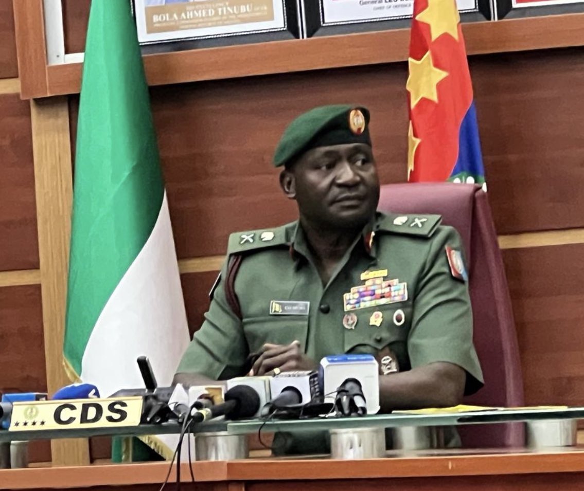 Let's stay and fight our challenges together, CDS tells Nigerians