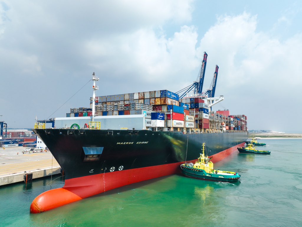 Lekki Deep Seaport receives Largest Container Vessel ever on Nigerian Waters