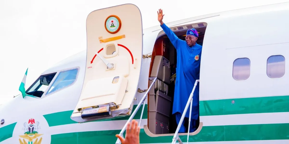Tinubu leaves for 'France on a Private Visit'