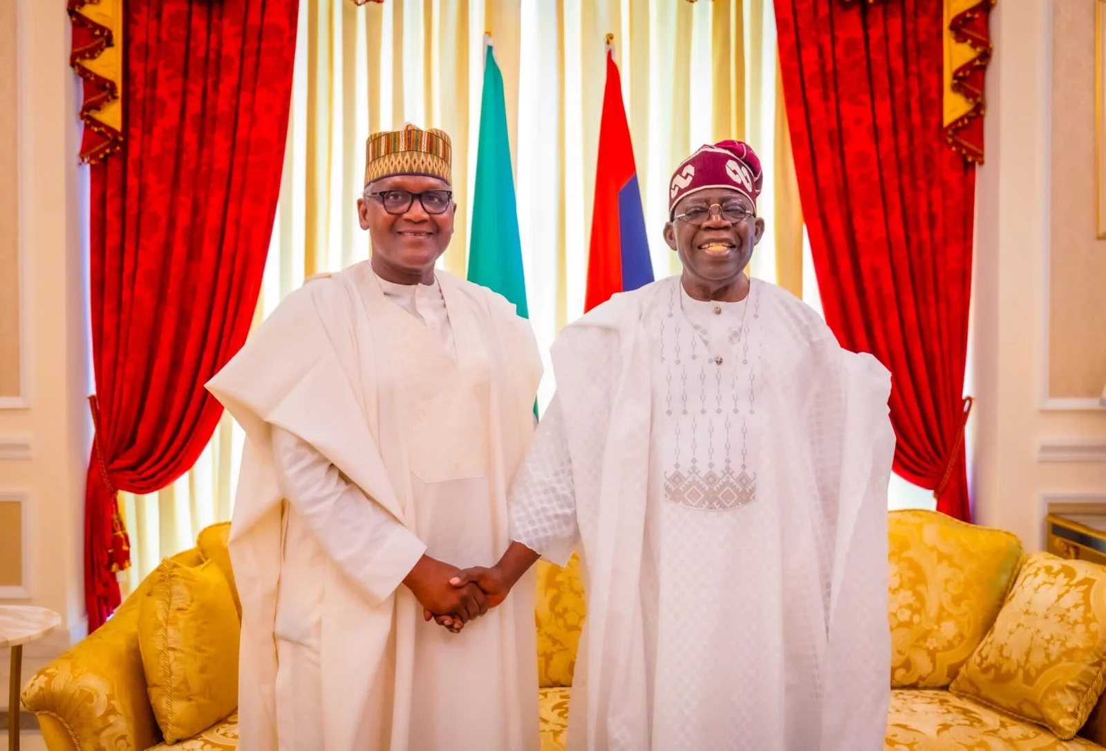 Tinubu to Dangote: Thank you for putting Nigeria on Global Map 