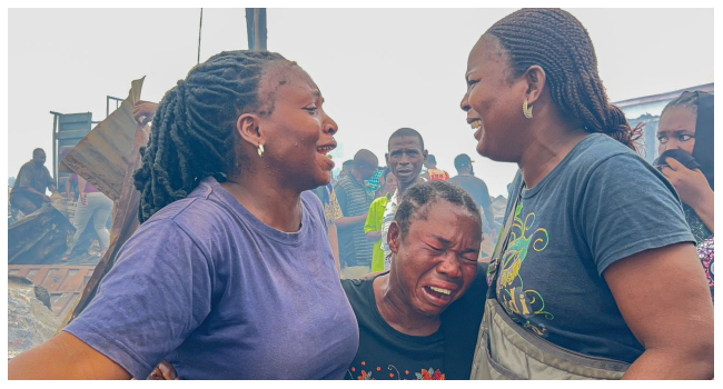 'Sorrow, tears and blood' as Traders cry over huge losses to fire in Abuja Market