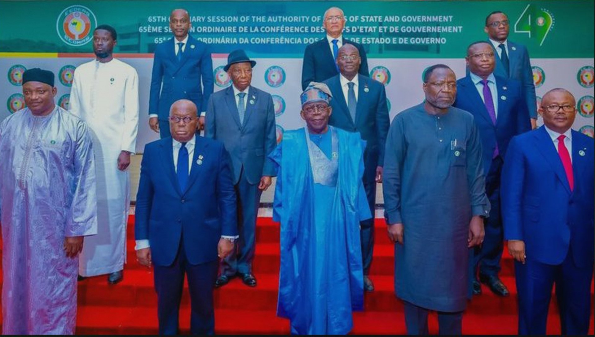 ECOWAS re-elects Tinubu Chairman