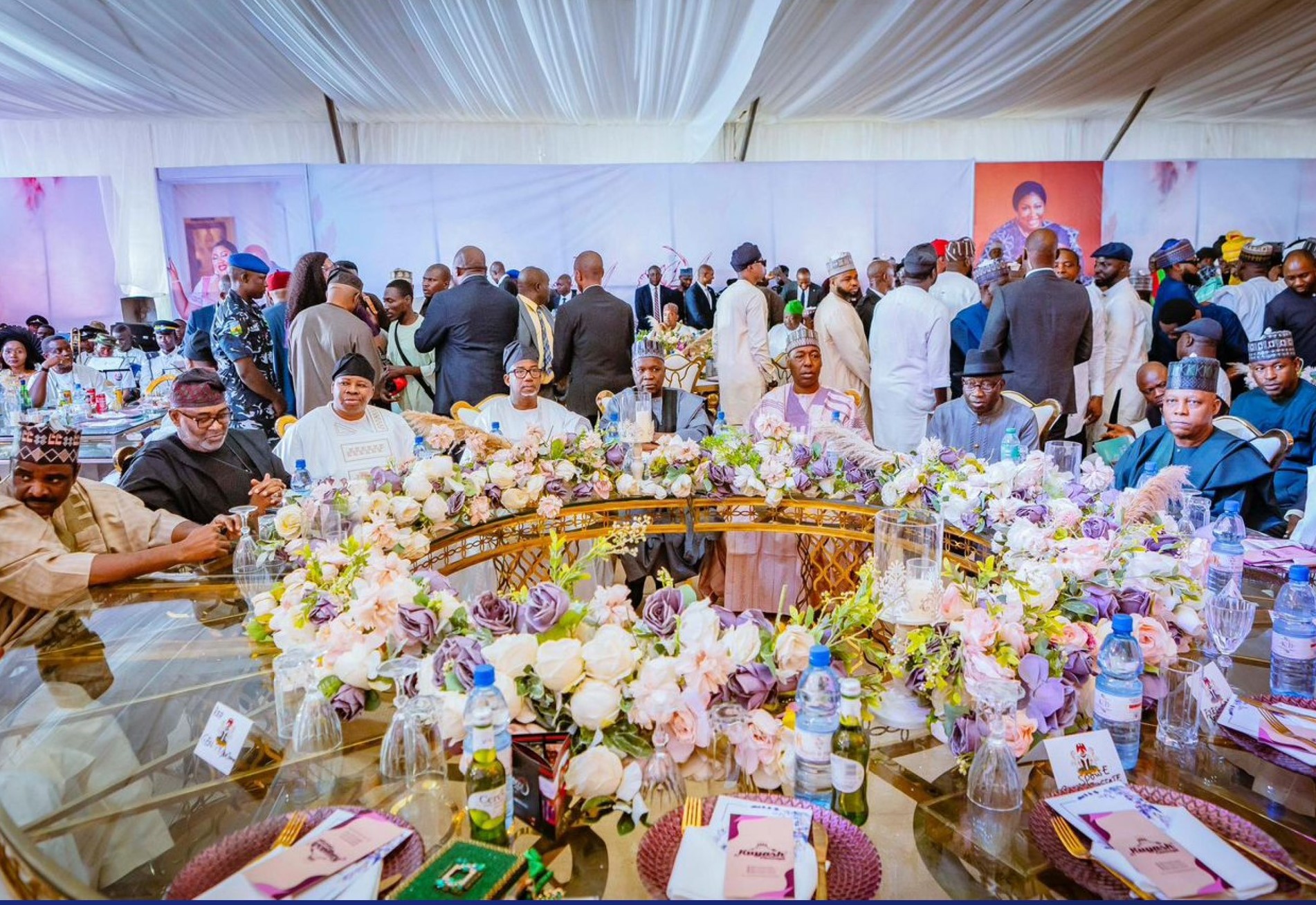 A Presidential Advice at the Weddings of 'Governor's Daughter and Son of IGP' 