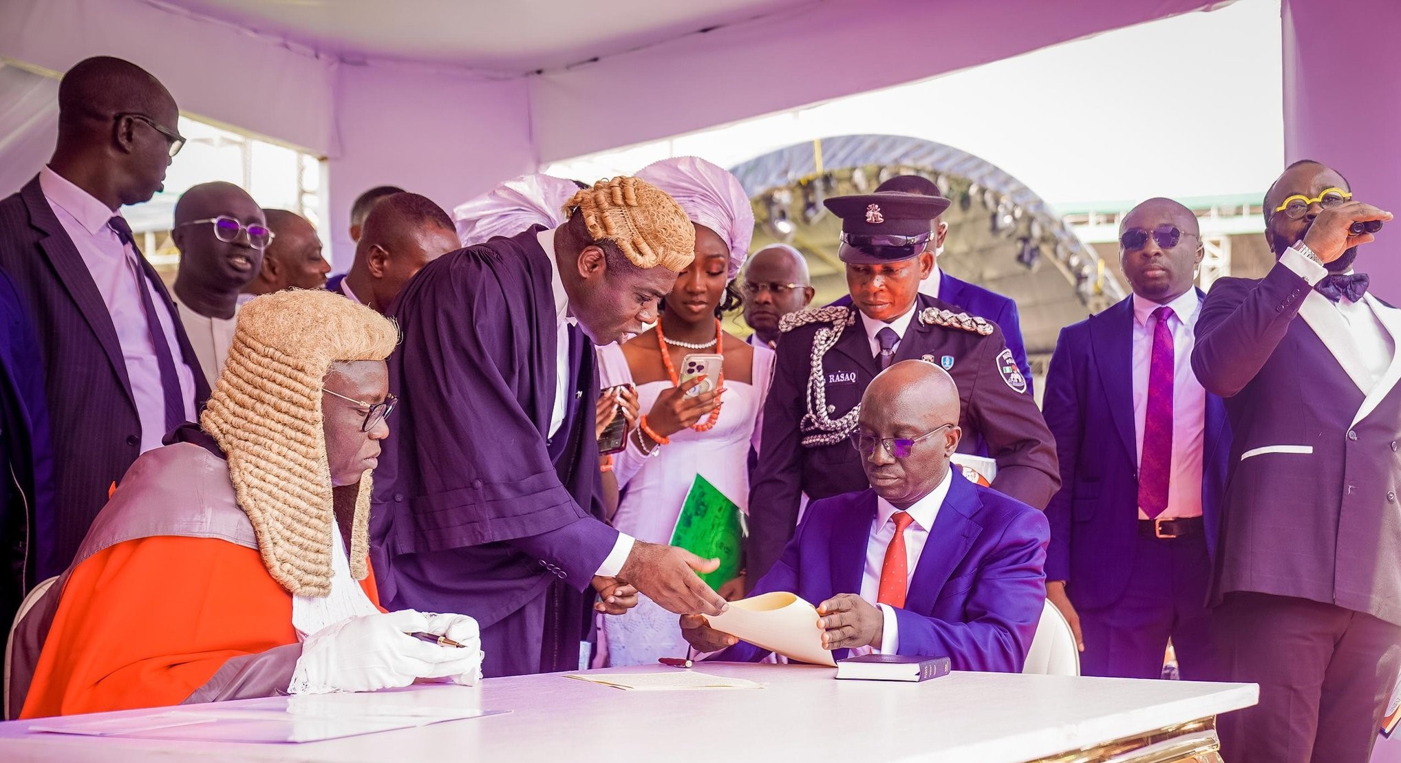 Shettima, Governors in attendance as Okpebholo's Tenure as Edo Governor begins