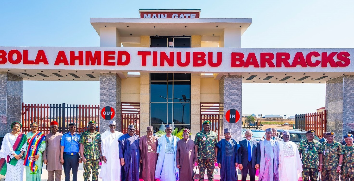 You're our Heroes, Barracks is to thank you, Tinubu tells Nigerian Army