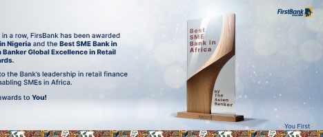 Asian Banker Awards: FirstBank maintains dominance in SME Banking across Nigeria, Africa