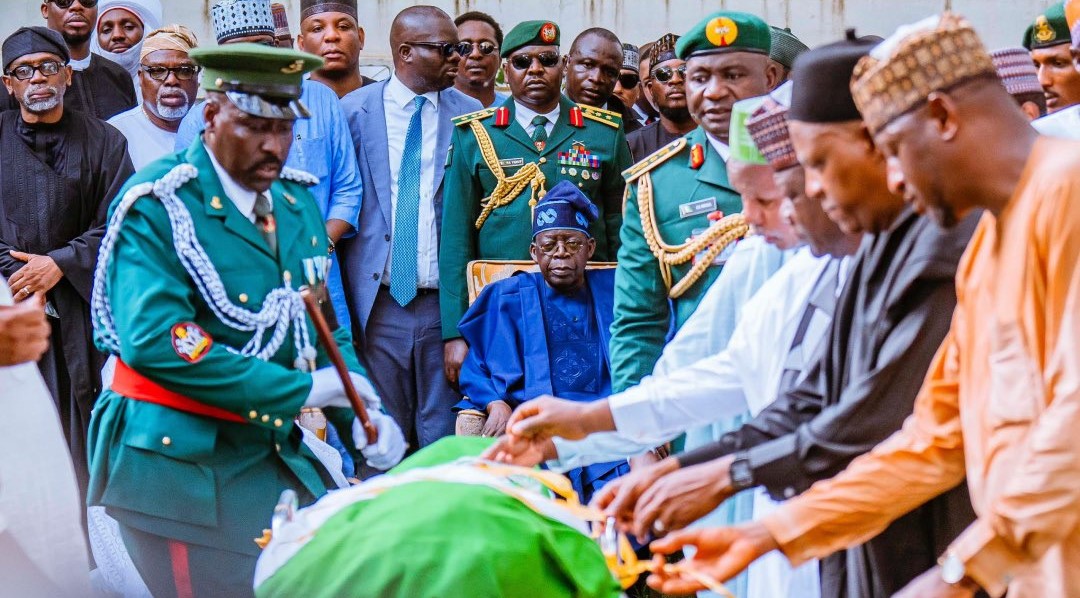 How Buhari was buried...