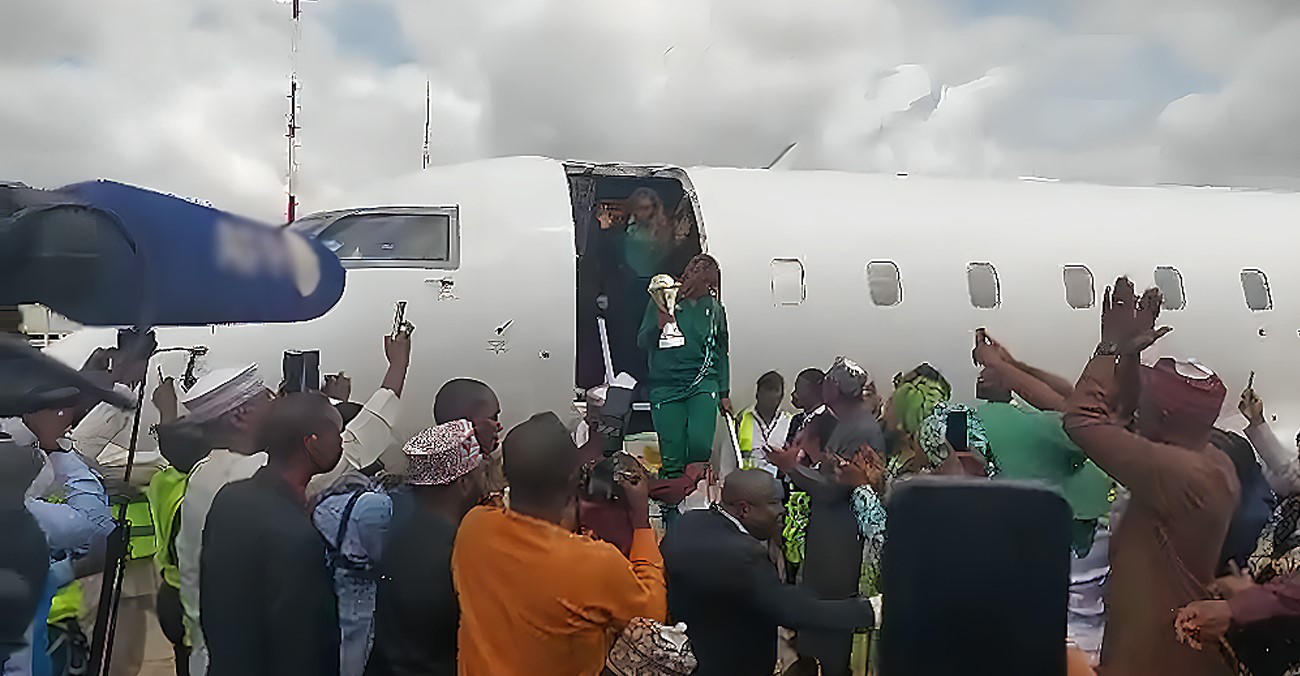 2025 FIBA Women’s AfroBasket Champions D'Tigress back Home from Abidjan