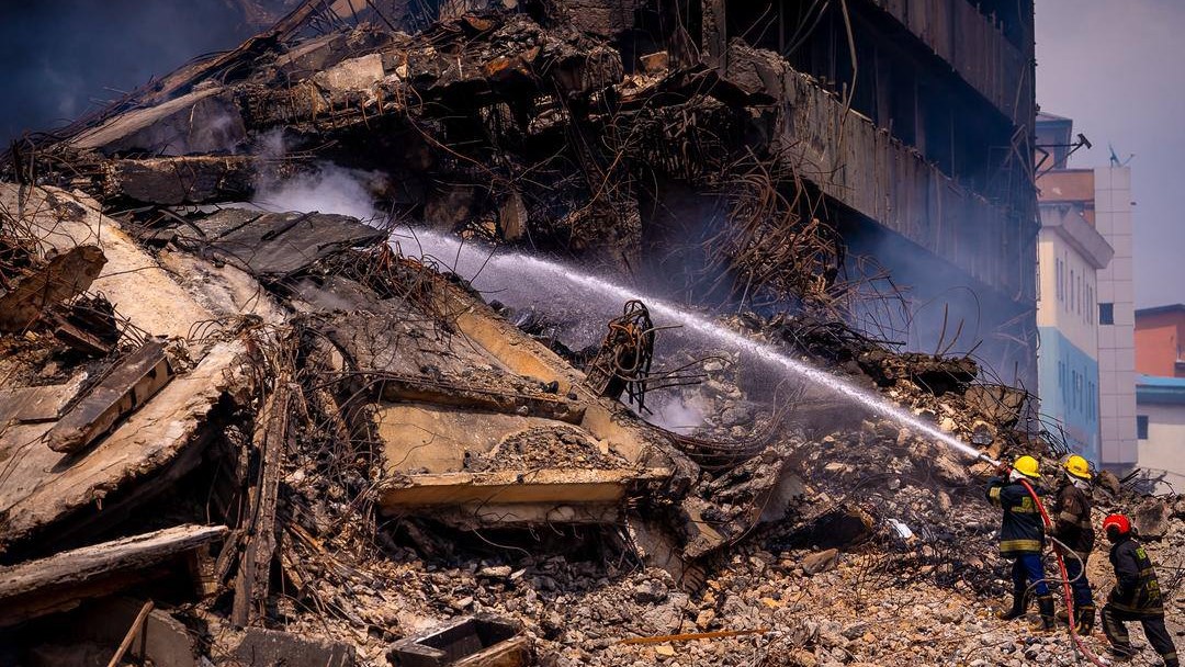 Why GNI House was gutted by Inferno - Lagos Fire Service Minder