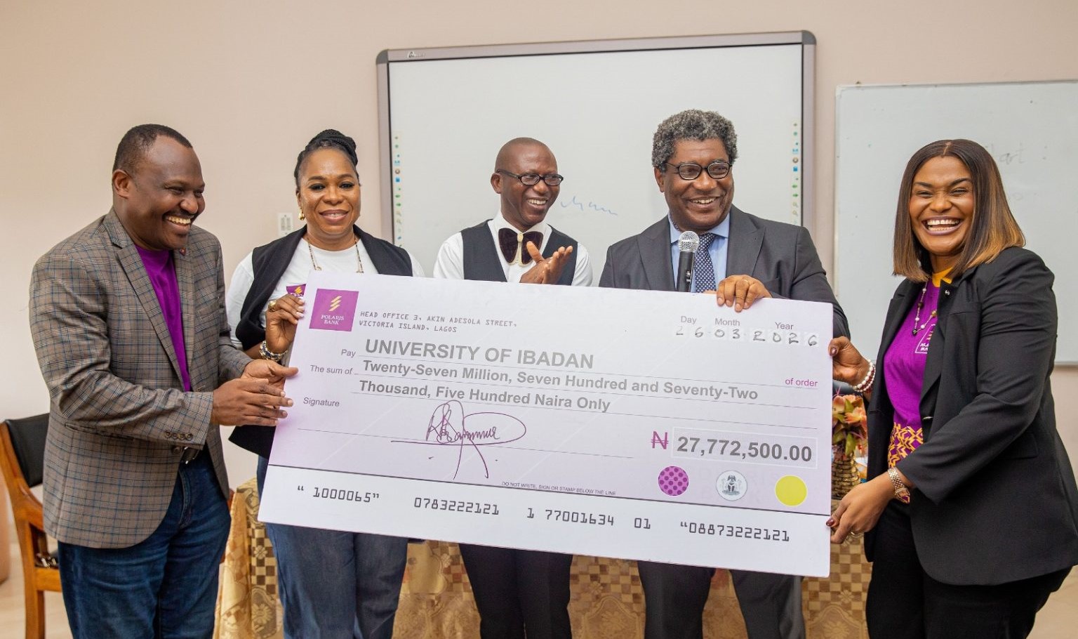 Polaris Bank boosts Legacy of Excellence with Major Renovation of Historic Faculty Building at Ibadan Varsity