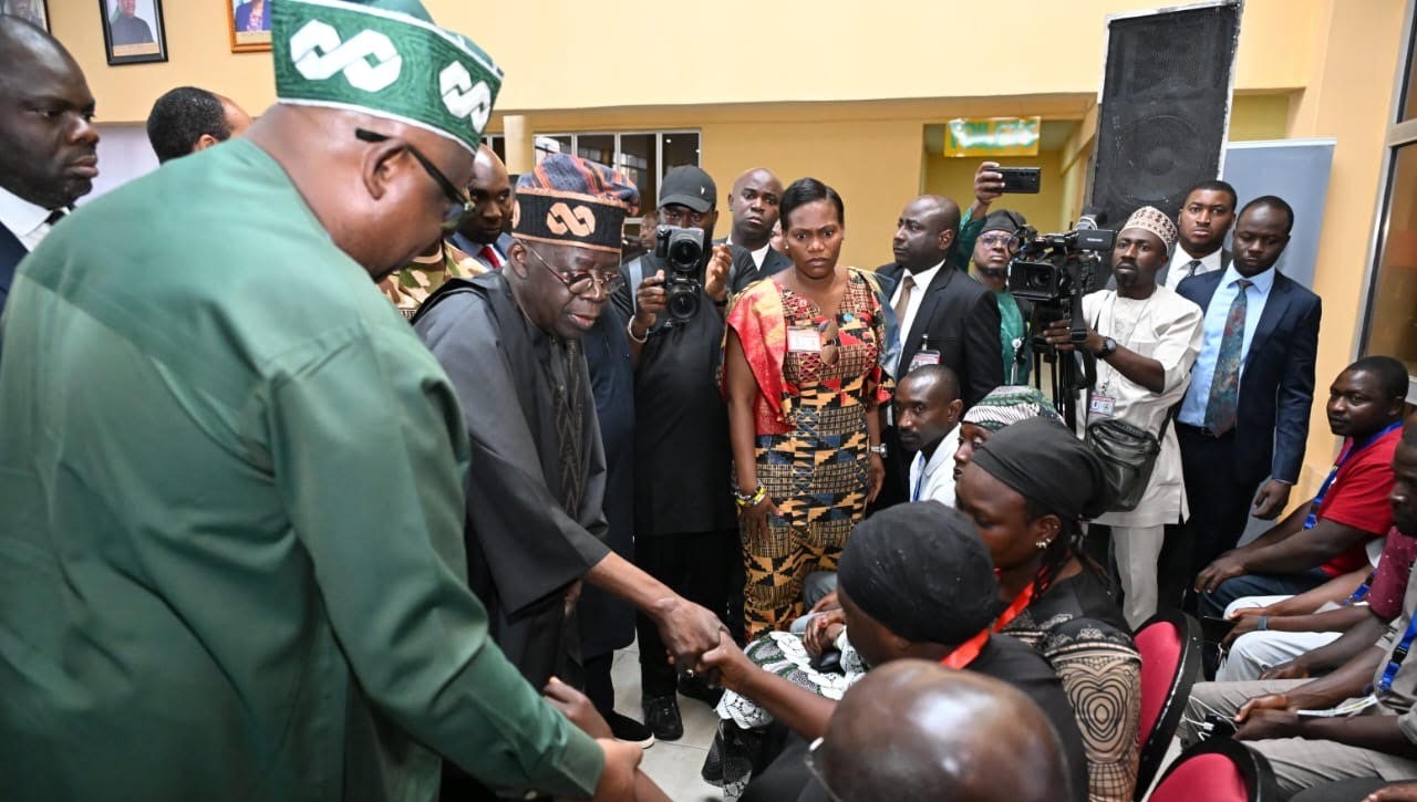 Tinubu in Jos, says 'We are not Elected to comfort, create Widows, Widowers'