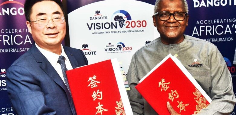 Dangote, Sinoma seal $800 million MOU to expand Itori Cement Plant Capacity
